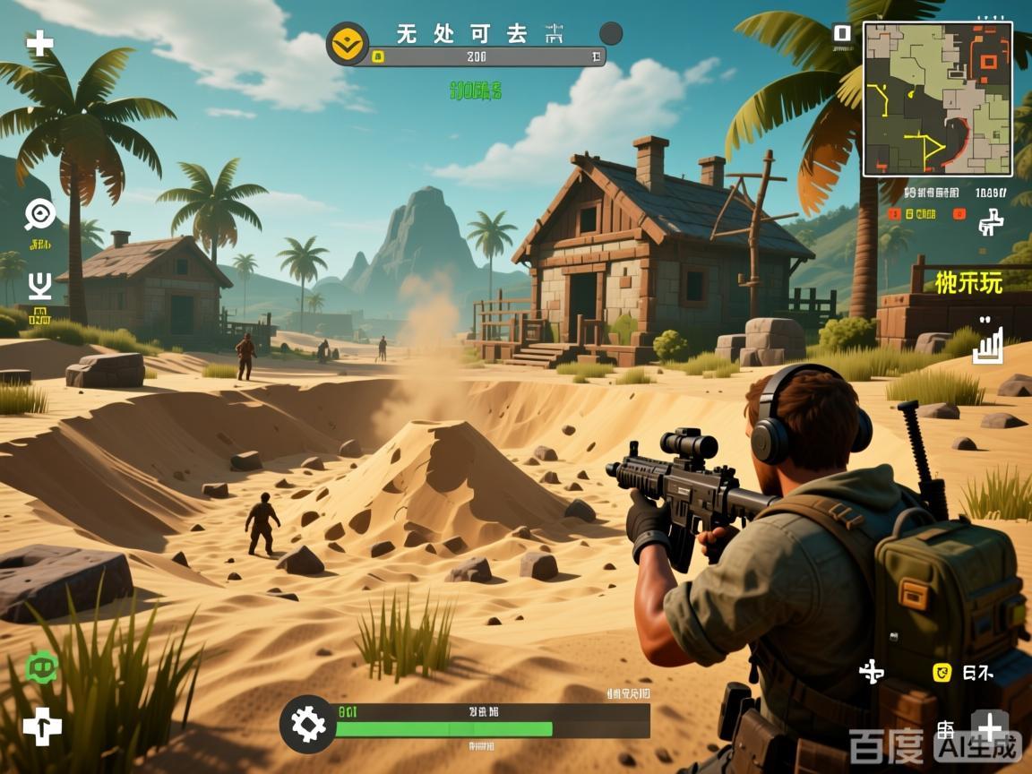免费沙盒生存游戏《无处可去》试玩来袭
