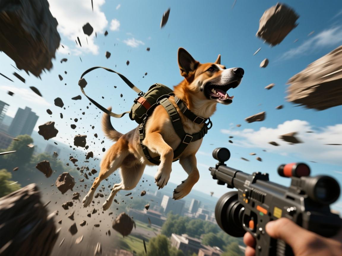 玩家坠落求生救狗记