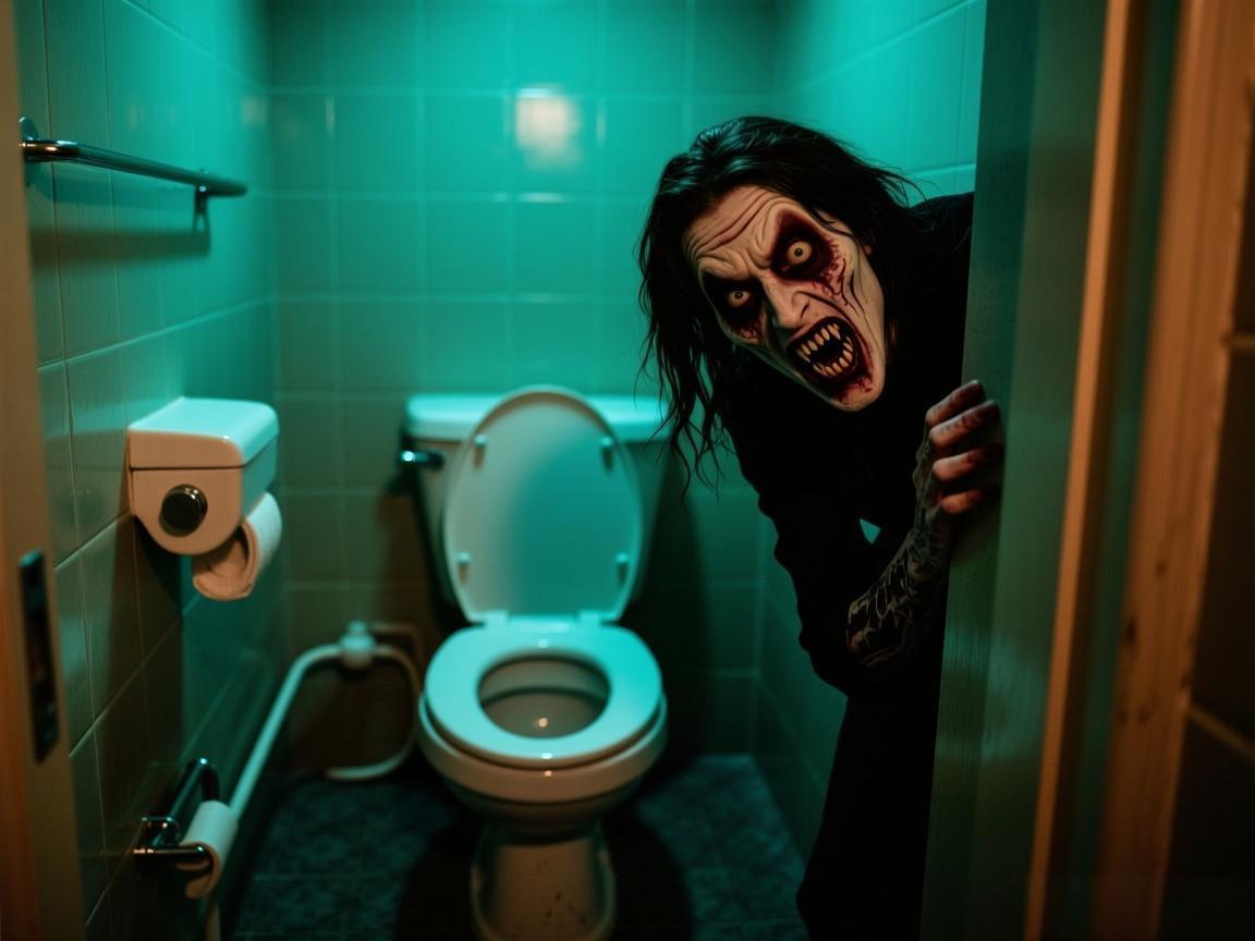 厕所惊魂：变态偷窥实录