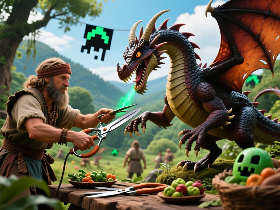 修剪生物大冒险：从村民到末影龙