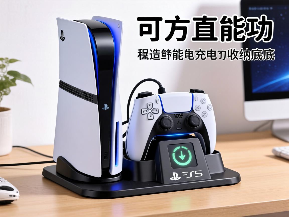 PS5多功能充电收纳底座