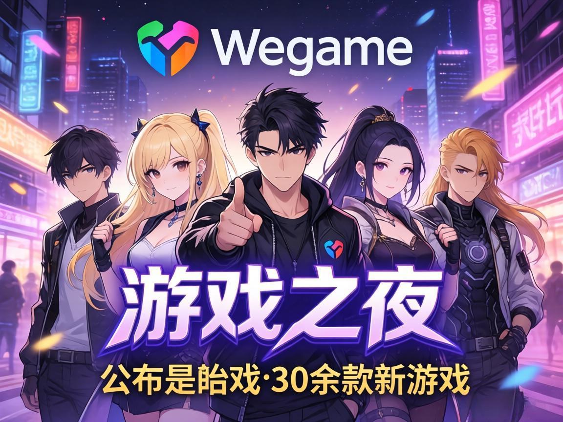 Wegame游戏之夜公布30余款新游